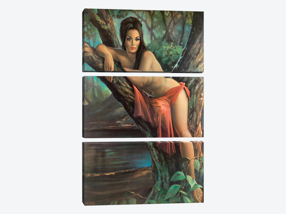 Woodland Goddess by Hemingway Design 3-piece Canvas Art Print