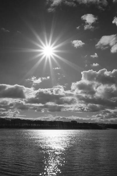 Black & White Scenic Art: Sun Burst by Martin Henson