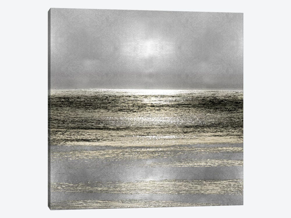 Silver Seascape I by Michelle Matthews 1-piece Canvas Artwork