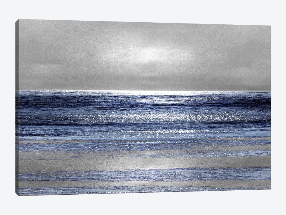 Silver Seascape II by Michelle Matthews 1-piece Art Print