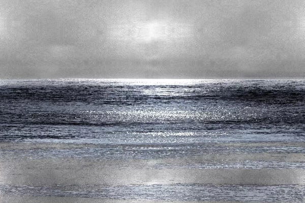 TopArt: Silver Seascape III by Michelle Matthews