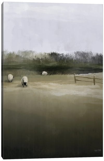 Countryside Flock Canvas Art Print - Sheep Art