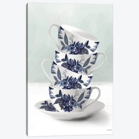 Tea Tower Canvas Print #HFE129} by House Fenway Canvas Print