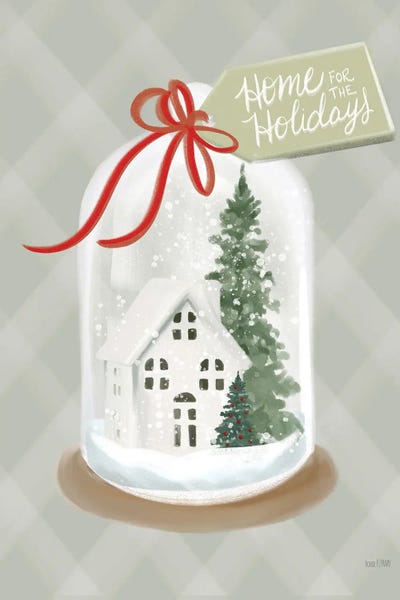 Home For The Holidays: Home For The Holidays Snow Globe by House Fenway