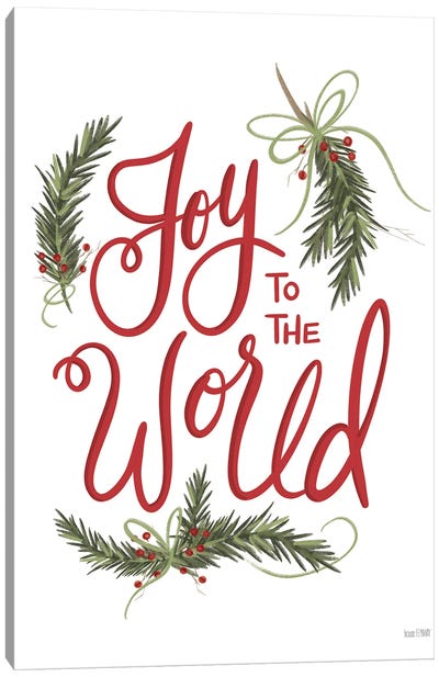 Joy To The World Canvas Art Print - Christmas Signs & Sentiments