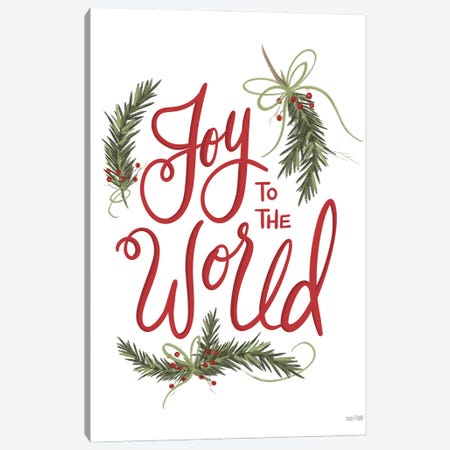 Joy To The World Canvas Print #HFE150} by House Fenway Canvas Art