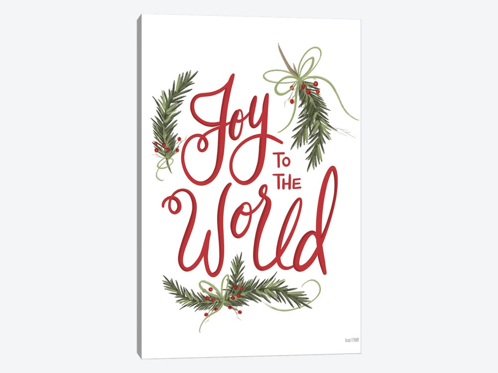 Joy To The World by House Fenway 1-piece Canvas Art Print
