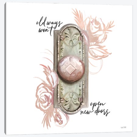 Old Ways In Blush Canvas Print #HFE158} by House Fenway Canvas Art