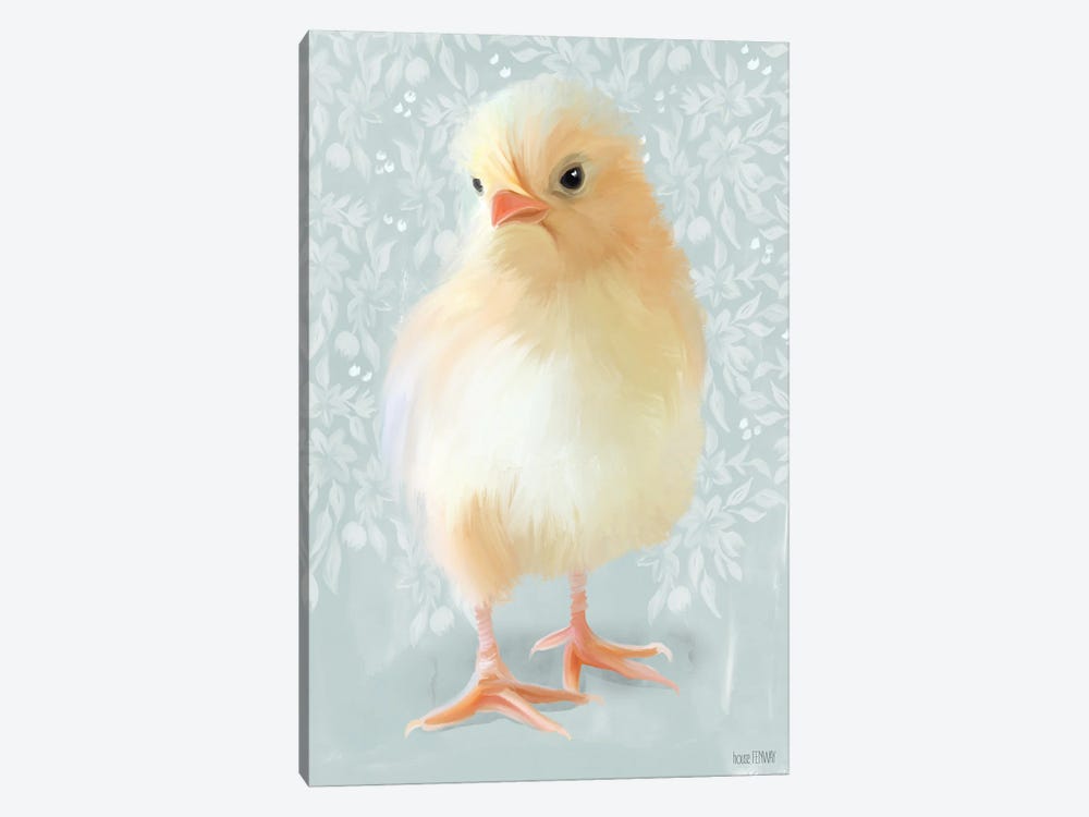 Spring Chick I by House Fenway 1-piece Canvas Wall Art