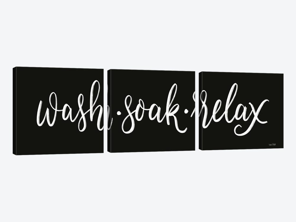Wash, Soak, Relax 3-piece Art Print