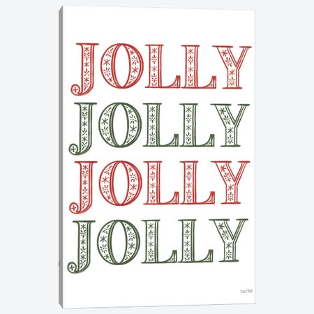 Jolly Jolly Canvas Print #HFE188} by House Fenway Art Print