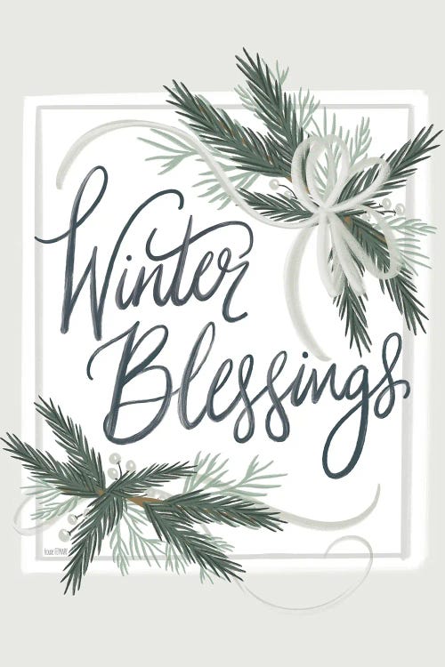 Winter Blessings by House Fenway wall art