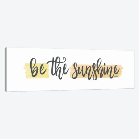 Be The Sunshine Canvas Print #HFE199} by House Fenway Canvas Wall Art