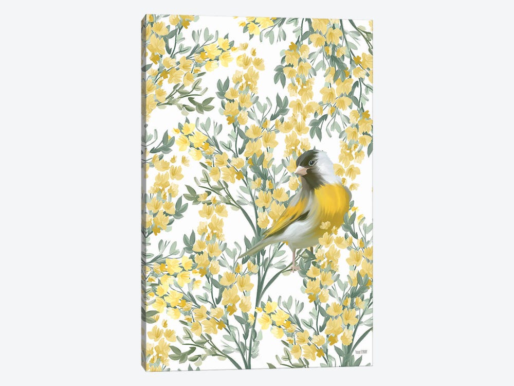 Yellow Spring Finch by House Fenway 1-piece Canvas Print