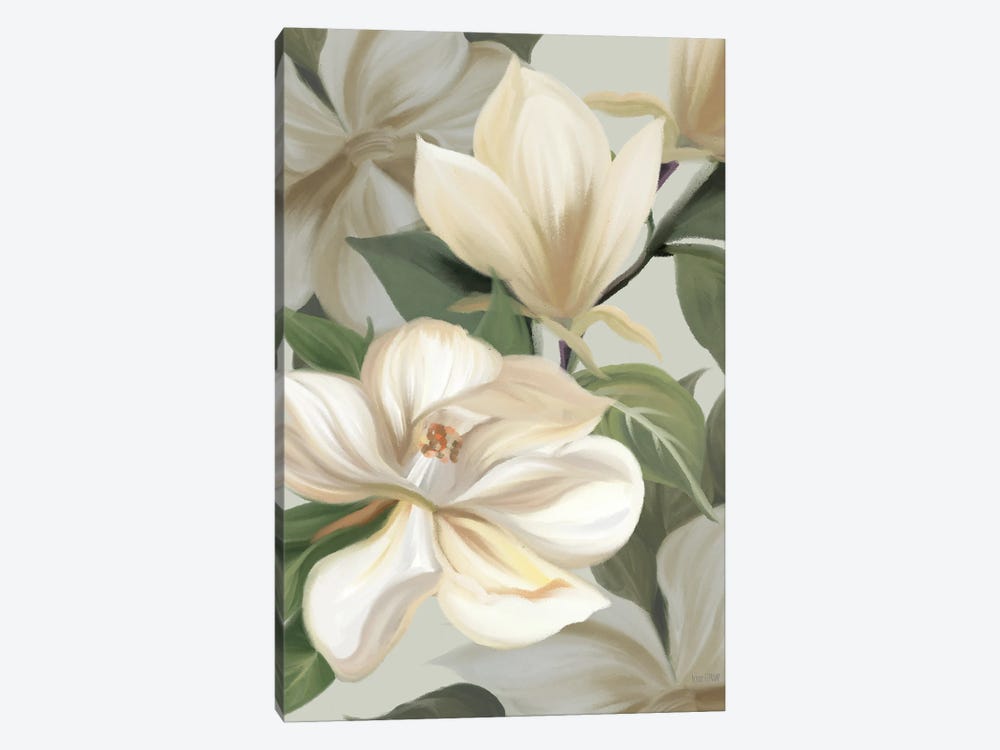 Magnolia Blossoms I by House Fenway 1-piece Canvas Artwork