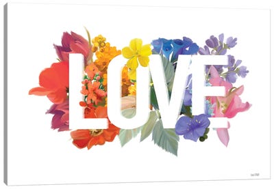 Rainbow Love Canvas Art Print - House Fenway