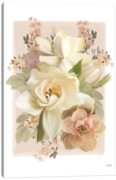Spring Passion Bouquet Canvas Art Print