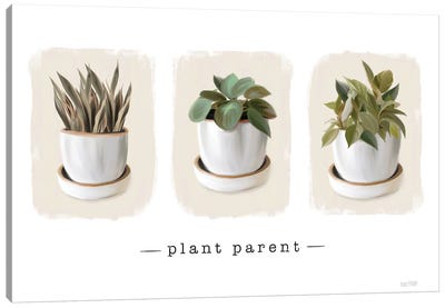 Plant Parent Canvas Art Print - House Fenway