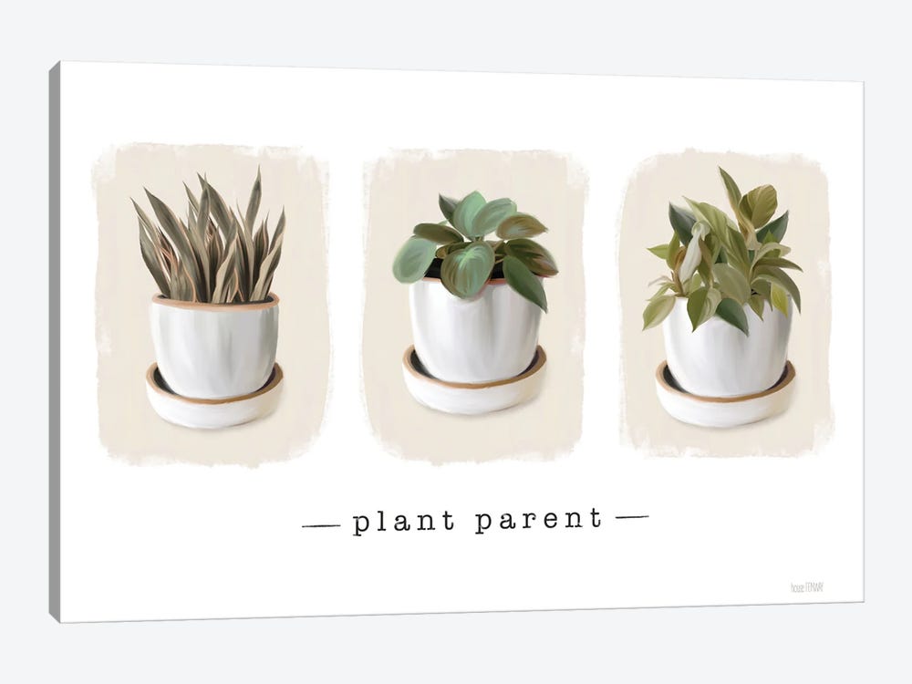 Plant Parent by House Fenway 1-piece Canvas Art Print