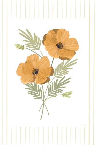 Striped Spring Stem II by House Fenway canvas print