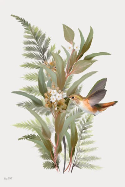 Canvas Art Prints: Hummingbird Grove II by House Fenway