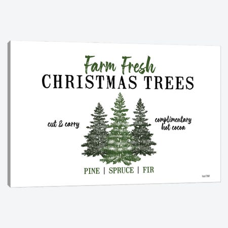 Christmas Tree Farm Canvas Print #HFE41} by House Fenway Canvas Print