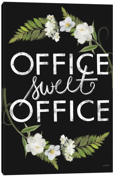 Office Sweet Office Canvas Art Print - House Fenway