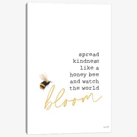 Spread Kindness Canvas Print #HFE63} by House Fenway Canvas Art Print