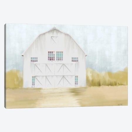 Autumn Barn Canvas Print #HFE72} by House Fenway Canvas Art