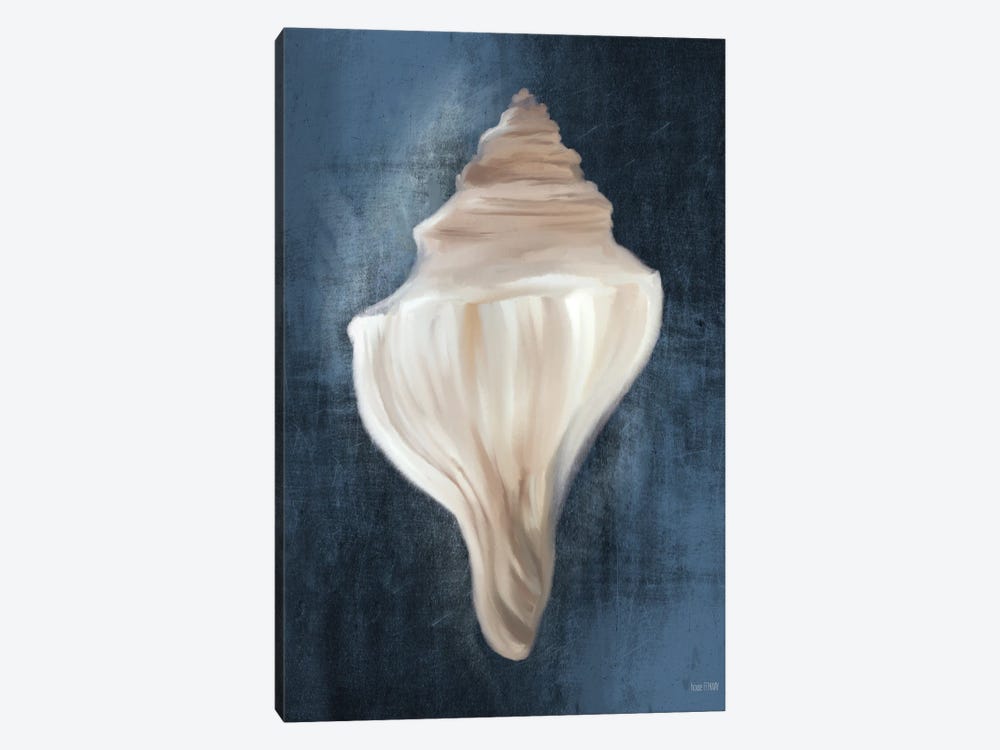 Conch Shell Blues I by House Fenway 1-piece Canvas Wall Art