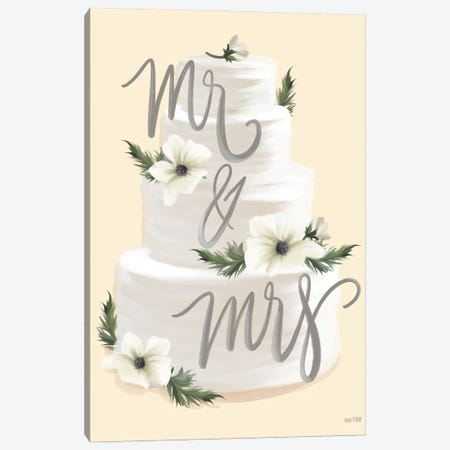 ToThe Mr. And Mrs. Canvas Print #HFE89} by House Fenway Art Print