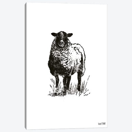 Farmhouse Sheep Canvas Print #HFE9} by House Fenway Canvas Art Print