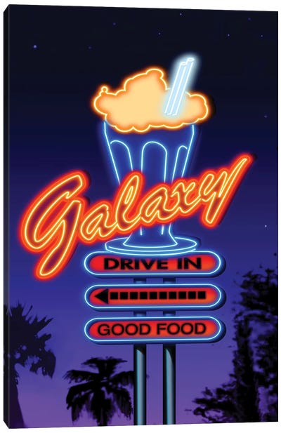 Galaxy Diner III Canvas Art Print