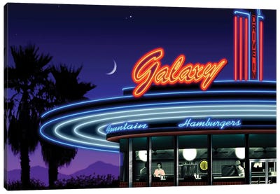 Galaxy Diner IV Canvas Art Print