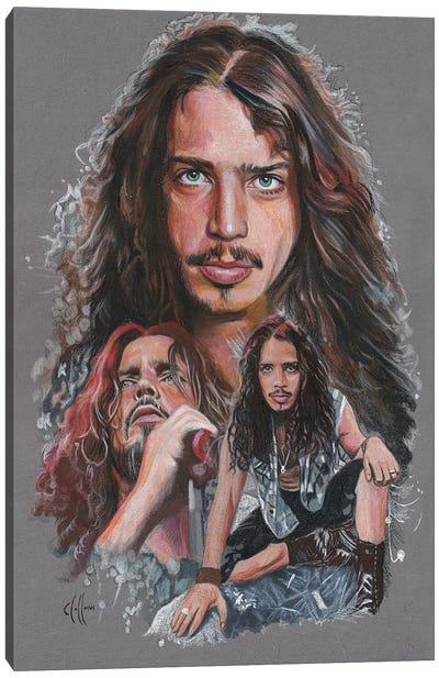 Chris Cornell Canvas Art Print - Heavy Metal Art