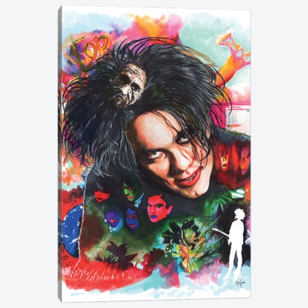 The Cure Collage Canvas Print #HFM16} by Chris Hoffman Art Art Print