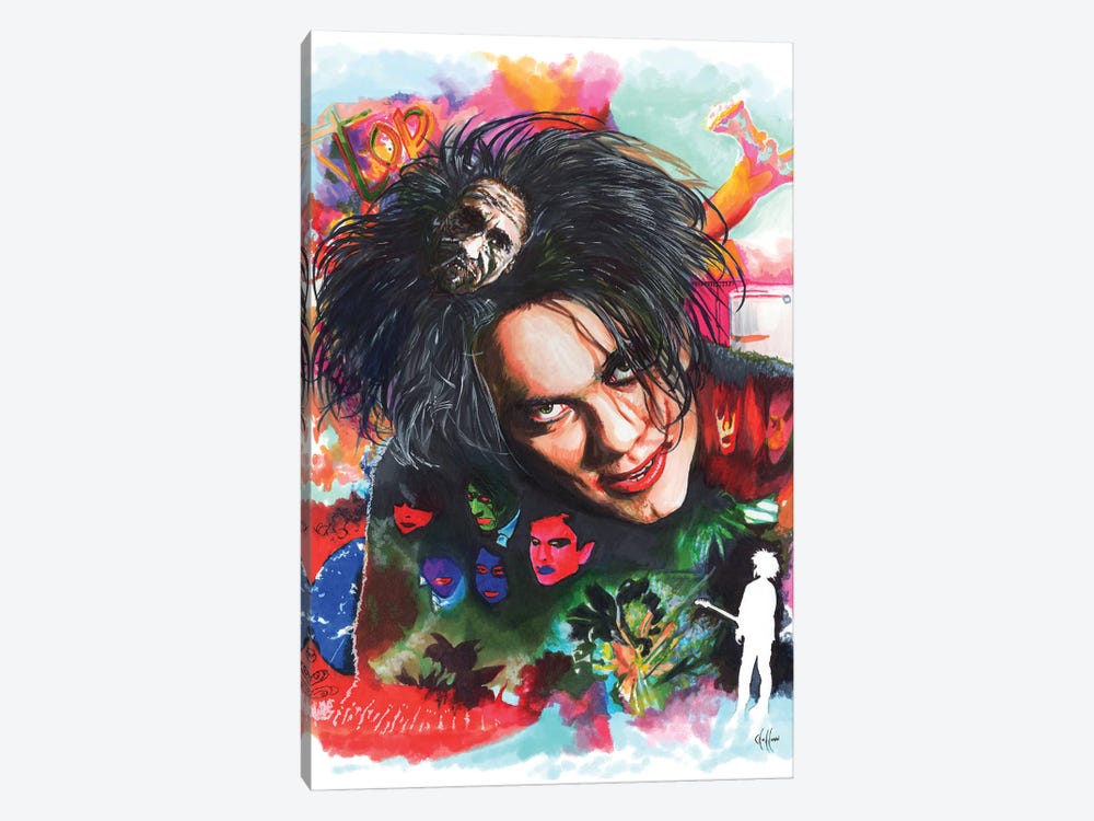 The Cure Collage by Chris Hoffman Art 1-piece Canvas Art