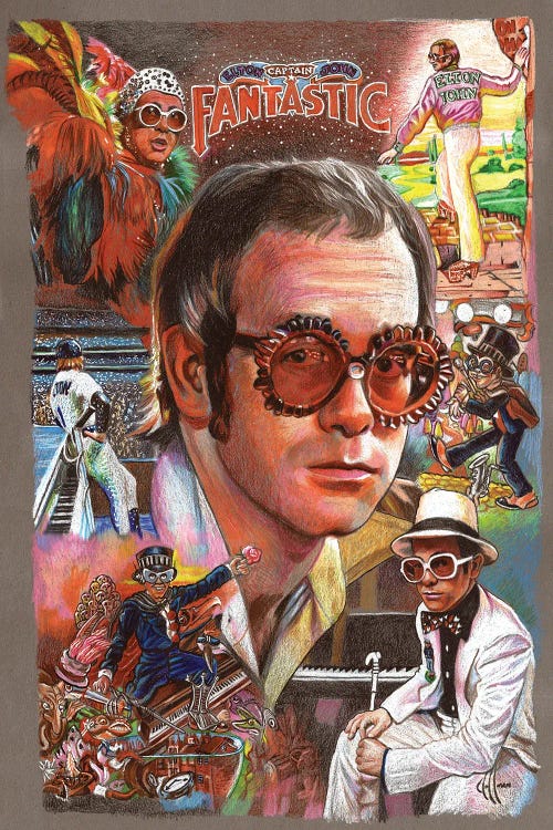 Elton John Collage