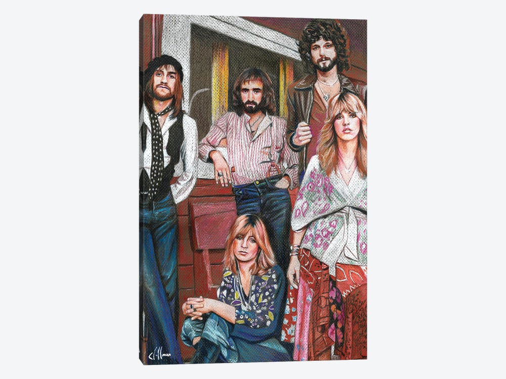 Fleetwood Mac by Chris Hoffman Art 1-piece Canvas Print