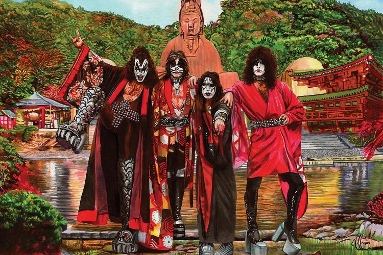 Kiss Kyoto by Chris Hoffman Art wall art