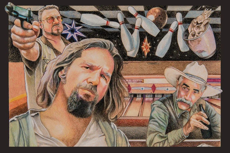 Lebowski by Chris Hoffman Art wall art