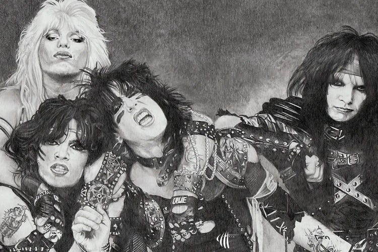 Motley Crue Grayscale