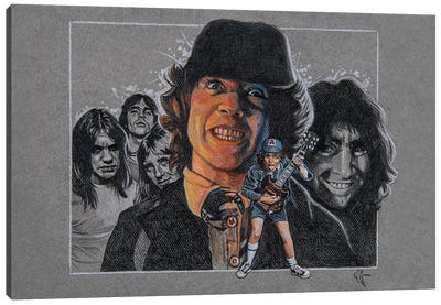 AC DC Canvas Art Print - AC/DC