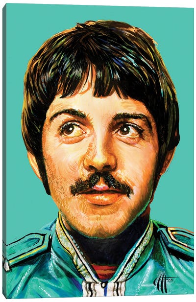 Paul Canvas Art Print - Paul McCartney