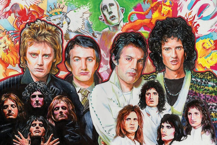 Queen Collage by Chris Hoffman Art wall art