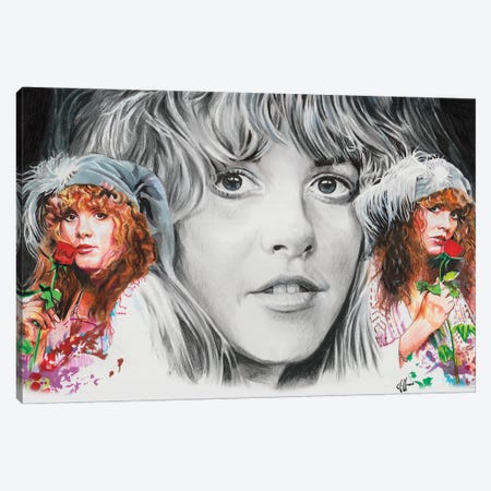 Stevie Nicks Canvas Print #HFM49} by Chris Hoffman Art Canvas Print
