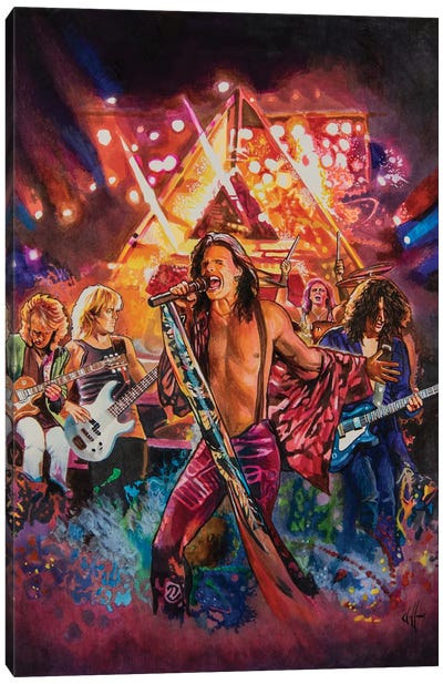 Aerosmith II Canvas Art Print - Chris Hoffman Art