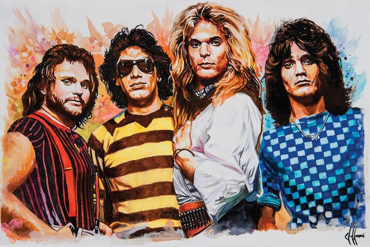 Van Halen by Chris Hoffman Art wall art