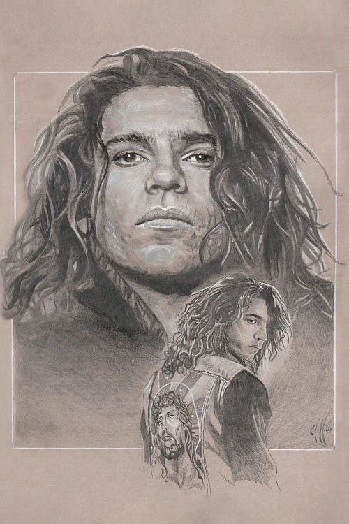 Michael Hutchence by Chris Hoffman Art wall art