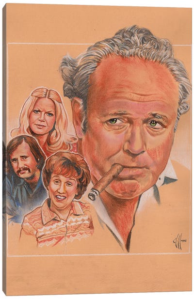 All In The Family Canvas Art Print - Chris Hoffman Art